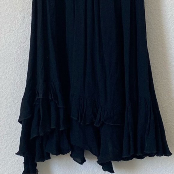 Free People Adella‎ Slip Dress Size Small Black - Picture 3 of 11